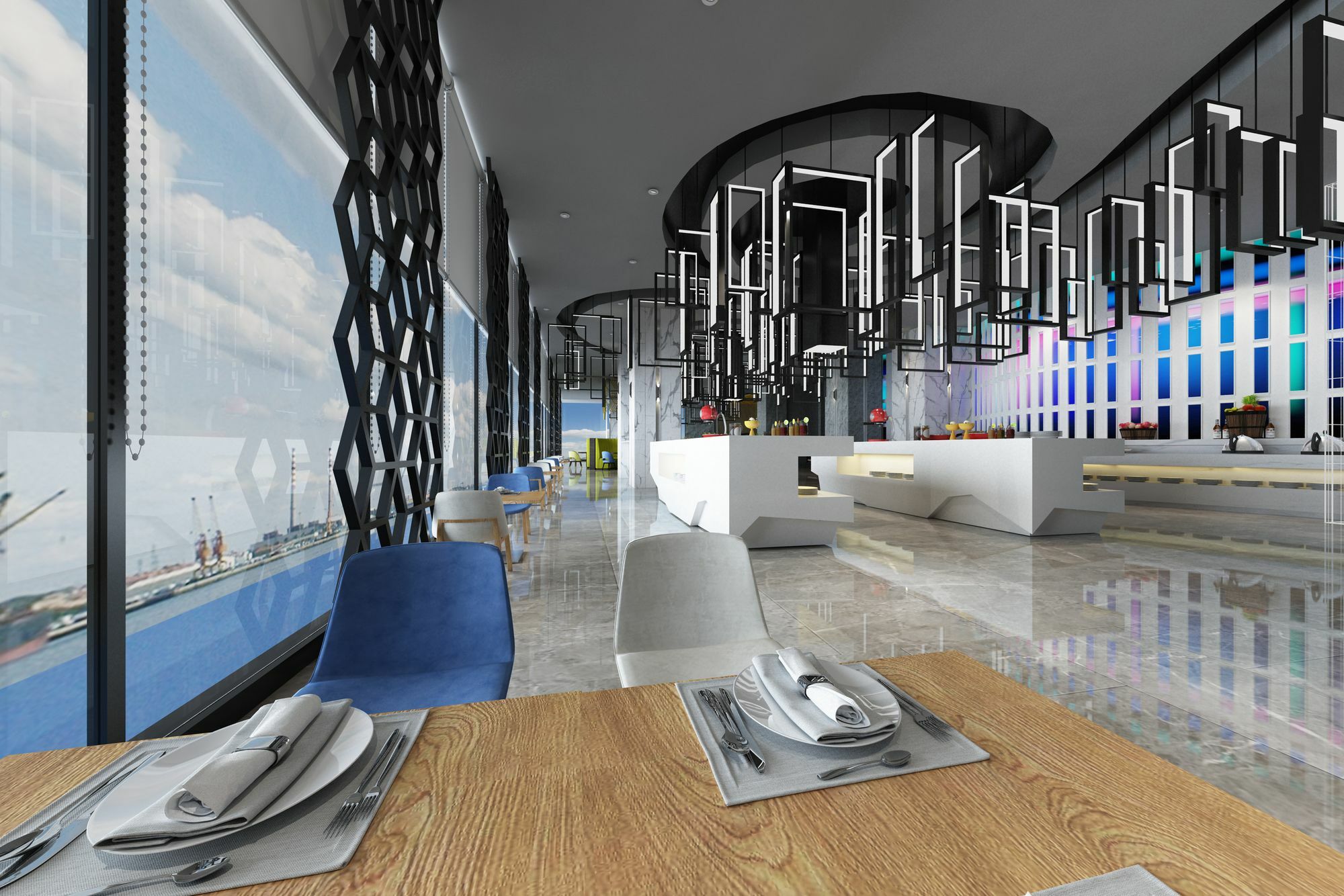 Fraser Place Puteri Harbour Nusajaya  Eksteriør billede 3D rendering of a restaurant